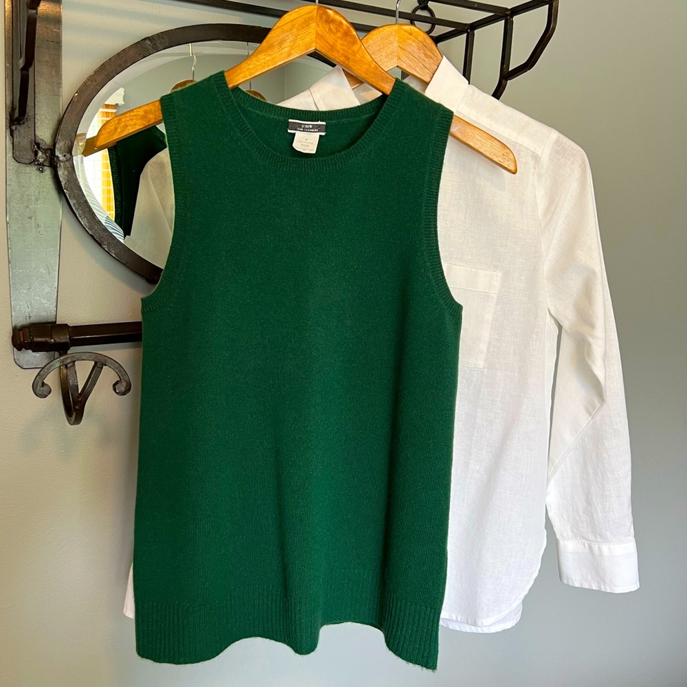 J Crew 💯 Cashmere Vest